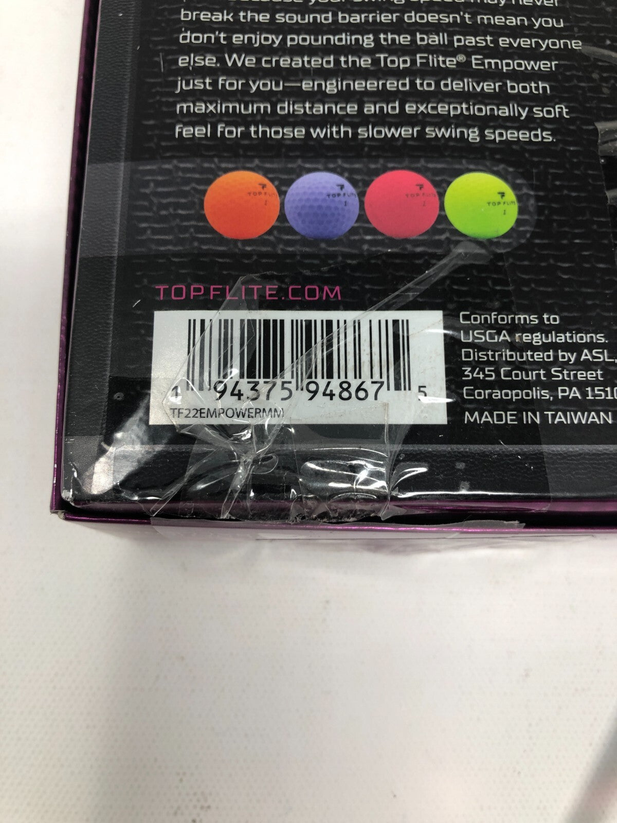 Top Flight Empower ~ 9-Pack Golf Balls for Dynamic Distance (Partially Used)