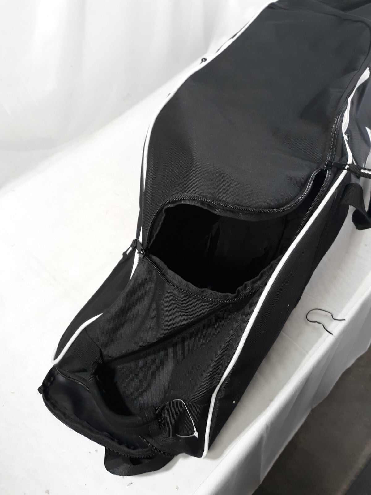 Athletico Rolling Double Ski Bag for kids- Padded with Wheels