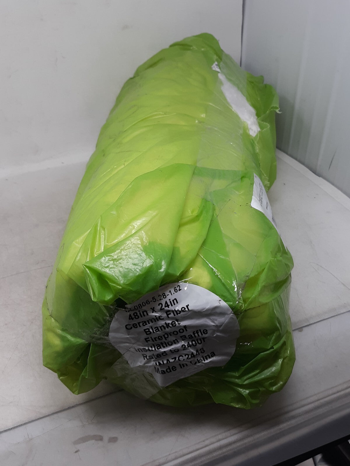 Ceramic Fiber Blanket Fireproof Insulation Baffle Rated to 2400F Size 48"x24"