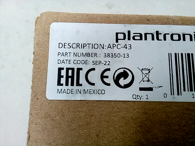Plantronics APC-43 Electronic Hook Switch Adapter | 38350-13