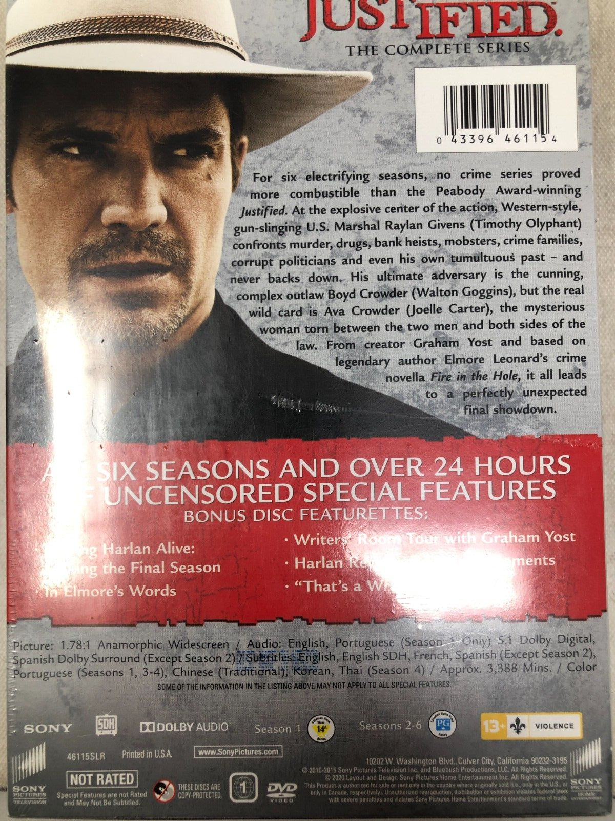 Justified: The Complete Series (DVD)