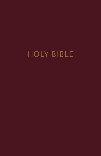 Holy Bible : New King James Version, Burgundy, Pew Edition, Hardcover