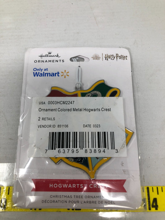 Hallmark Ornaments Only at Walmart Harry Potter Metal Hogwarts Crest