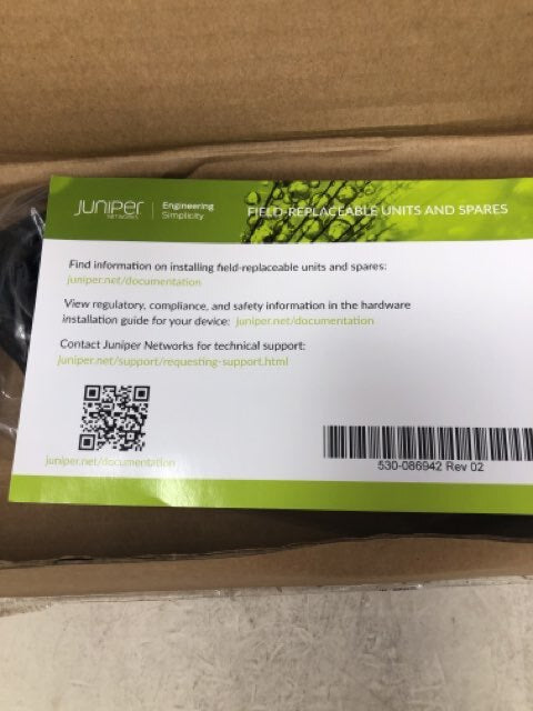 Juniper CBLEXPWRC13US Power Cord 16AWG 110V AC 8FT