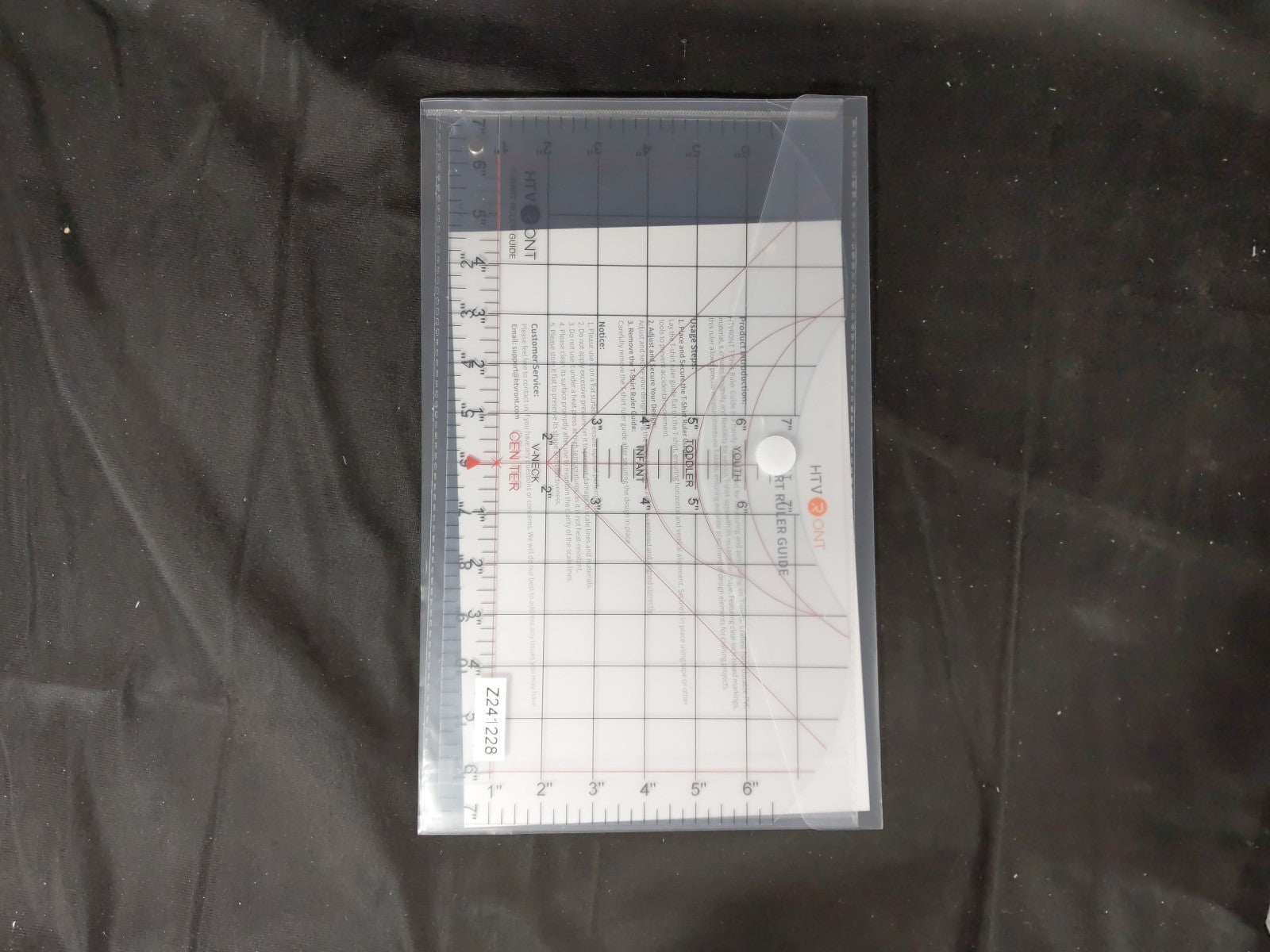 T-shirt Ruler Guide Tshirt Measurement Tool for Heat Press in HTV Vinyl All-in-1