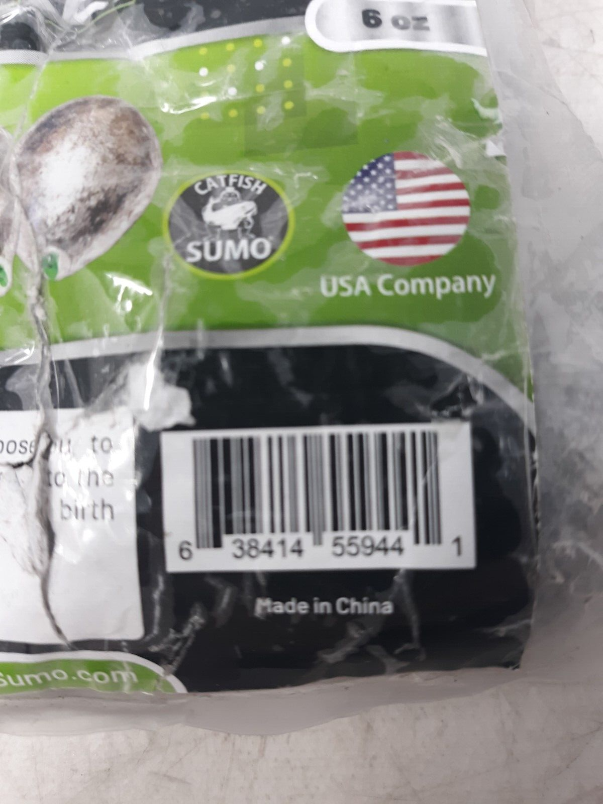 Catfish Sumo 6oz Egg Lead Sinker Weights with Line-Protecting Inserts