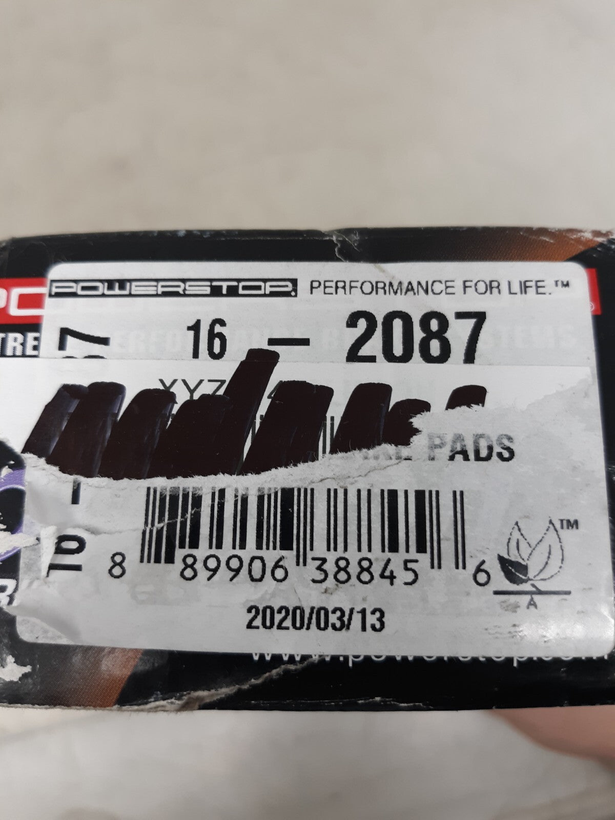 Powerstop 17-813 Brake Pad Sets 2-Wheel Set Rear Sedan for Kia Optima Sportage