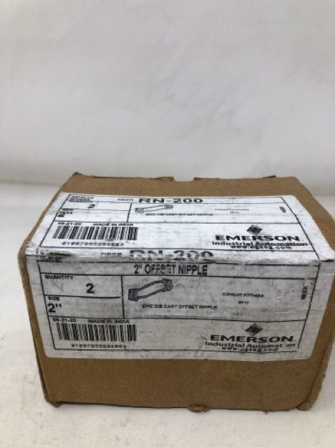 EMERSON- 2" Offset Nipple QTY 2