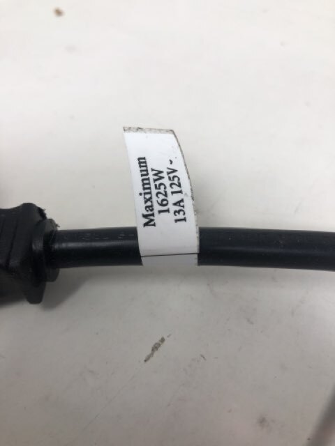 Cables to Go 1-to-2 Power Cord Splitter - Black - 14