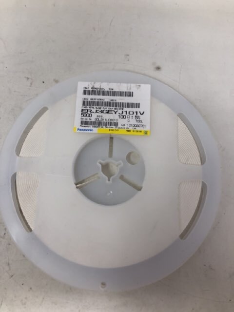 Panasonic ERJ3GEYJ101V 5000 Fixed Metal Glaze Flat Chip Resistor