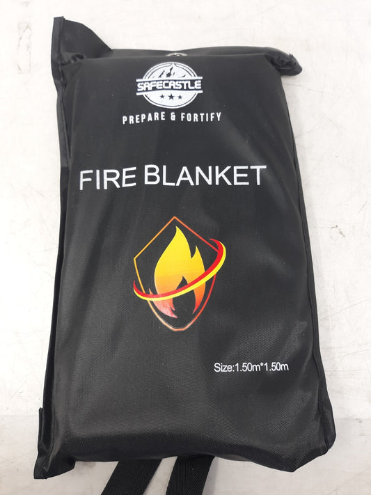 Safecastle 1.5m x 1.5m Fire Blanket Emergency Flame Retardant Safety Cover