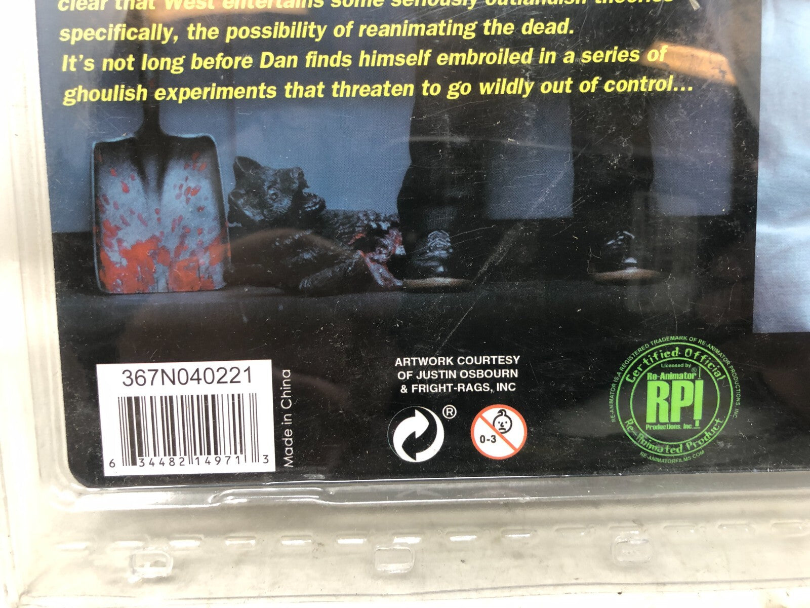 Neca Re-Animator Herbert West Horror 8'' Action Figure