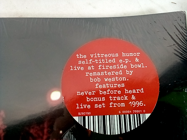 Vitreous Humor - Vitreous Humor Self-Titled EP & Live VINYL [LP]