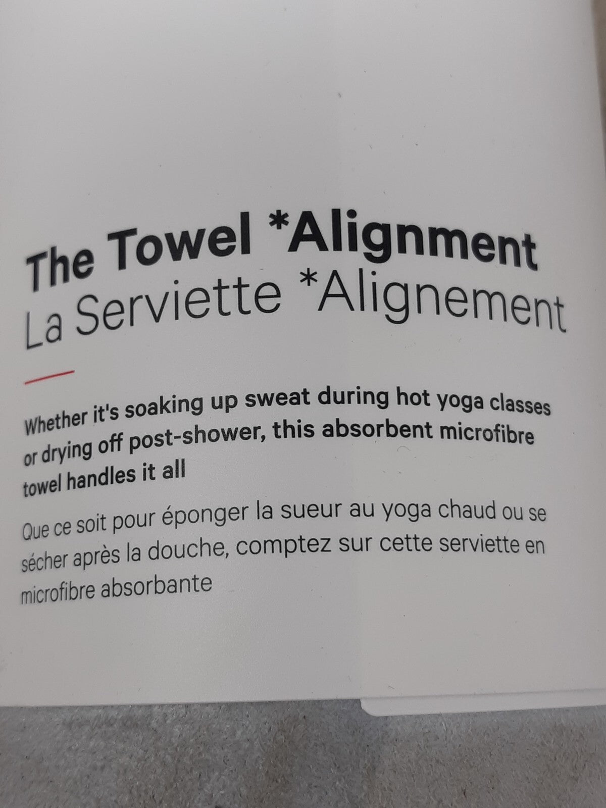 The Towel Alignment for Yoga Classes