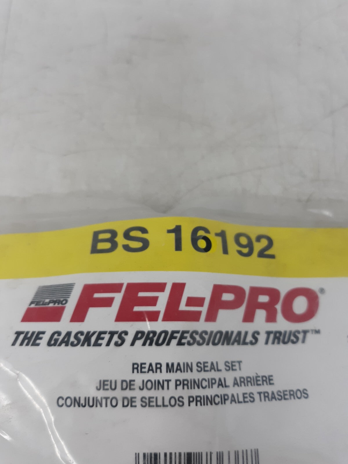 Fel-Pro BS 16192 Rear Main Seal Set for Toyota 4.3L 1UR Engine