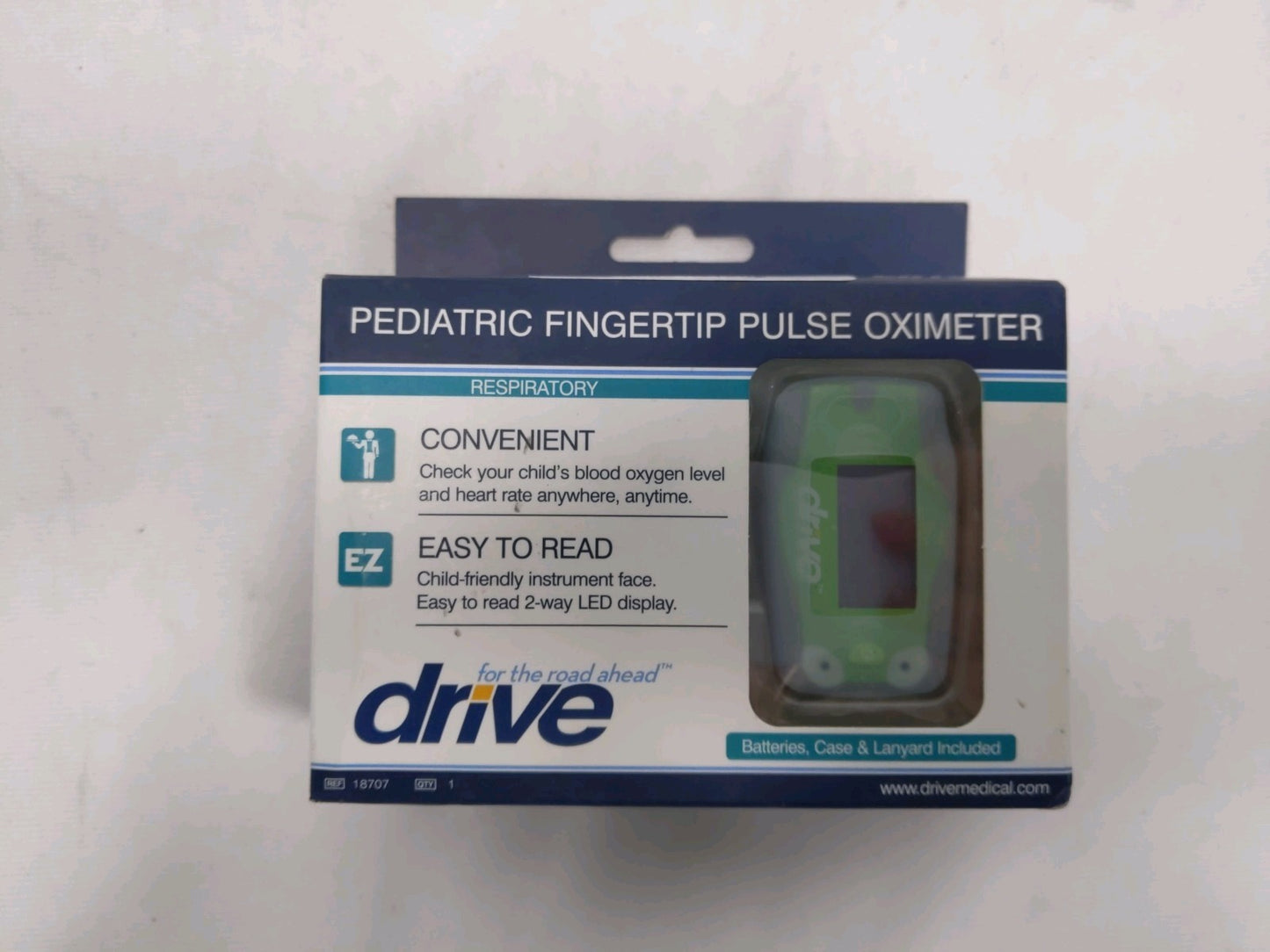 Drive Pediatric Fingertip Pulse Oximeter For Children. Oxygen level & Heart Rate
