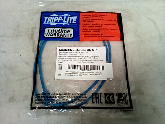 Tripp Lite Up Angle Cat6 Ethernet Cable N204-S03-BL-UP