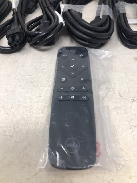Dell - Power Cords Cable and Remote Assorted Black