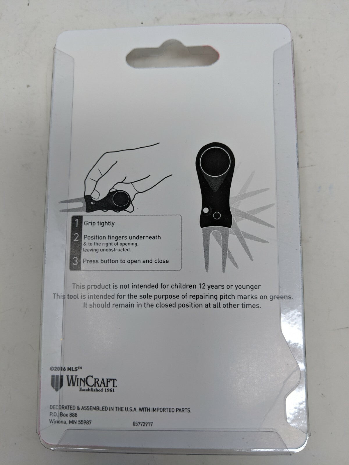 WinCraft Los Angeles Spring Action Divot Tool with Removable Ball Marker