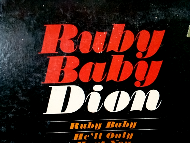 Columbia Ruby baby dion vinyl record