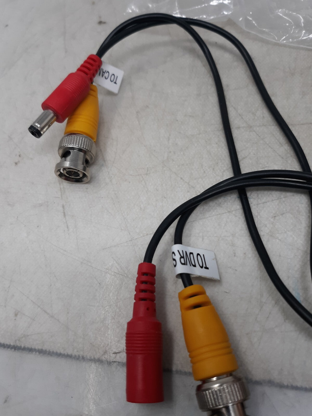 Security Camera Cable BNC CCTV Video Power DVR 50 FT Black