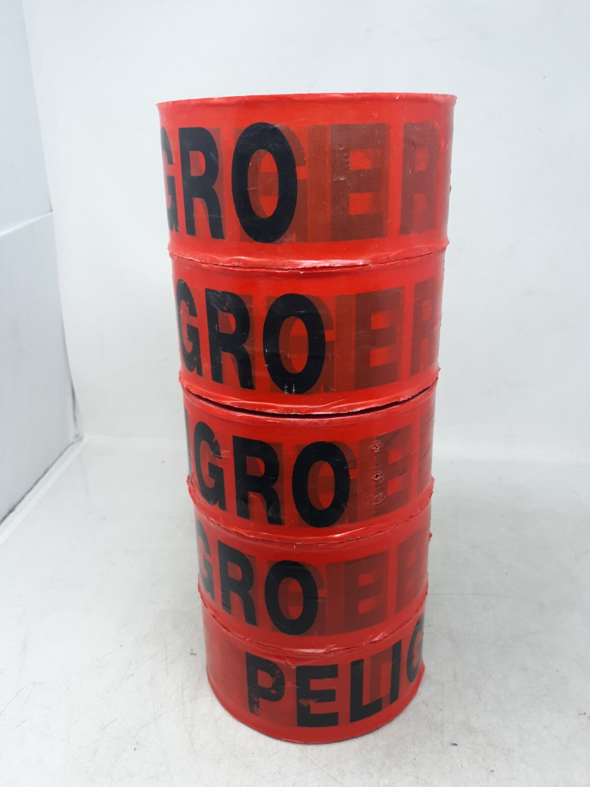5 Pk Shurtape Red Danger Tape Adhesive Warning English/Spanish 3" x 1000' 232532