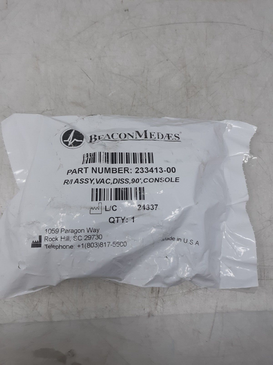 BeaconMedaes Vacuum DISS 90° Console Assembly 233413-00 Medical Gas Fitting
