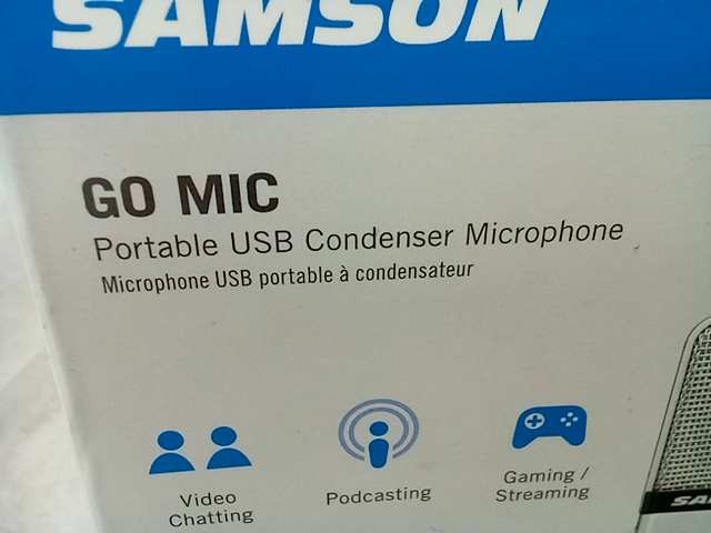Samson SAGOMIC Go Mic USB Clip-on Rec Microphone , Portable
