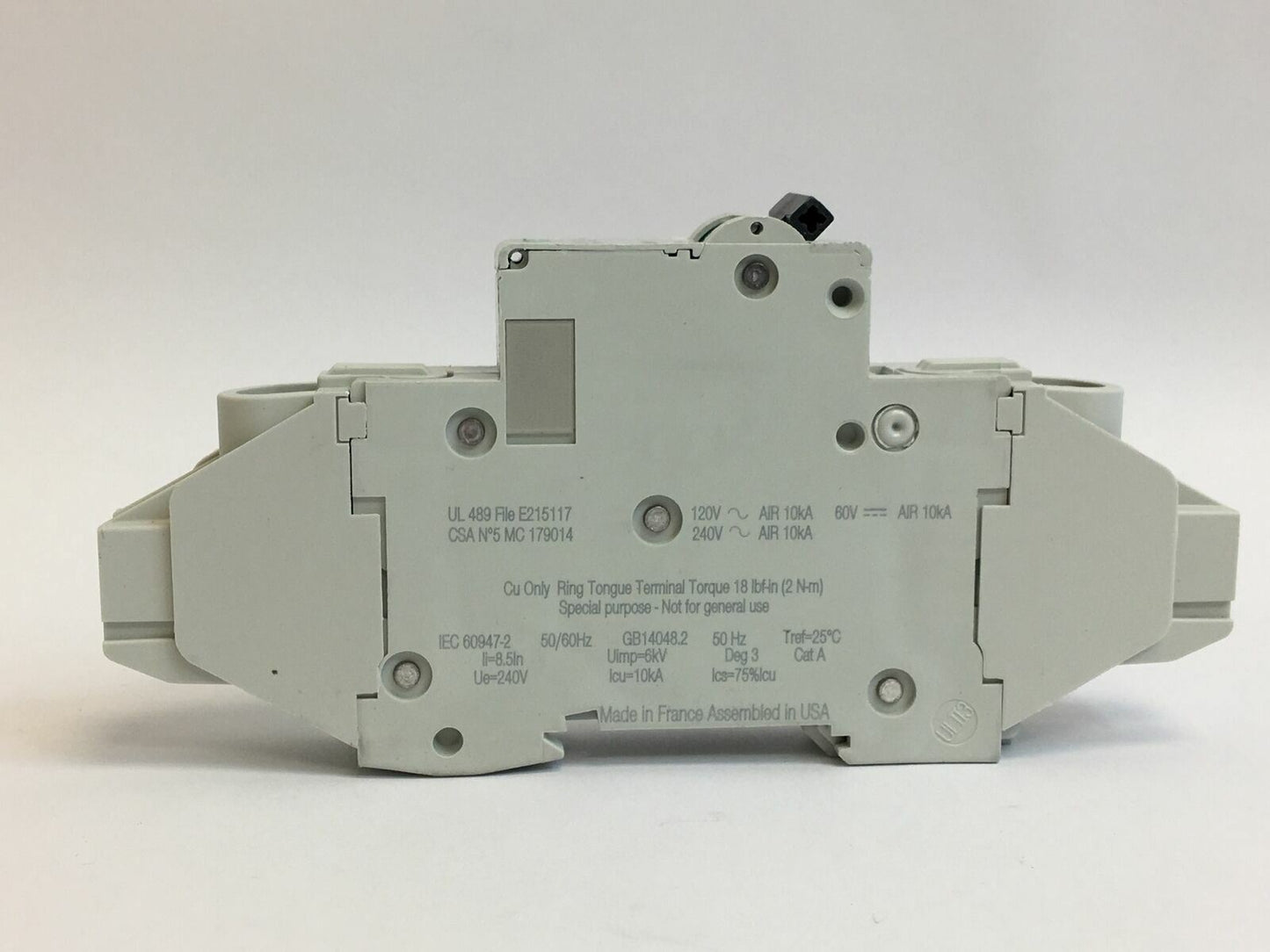 Schneider Electric 60201F C60 Miniature Circuit Breaker