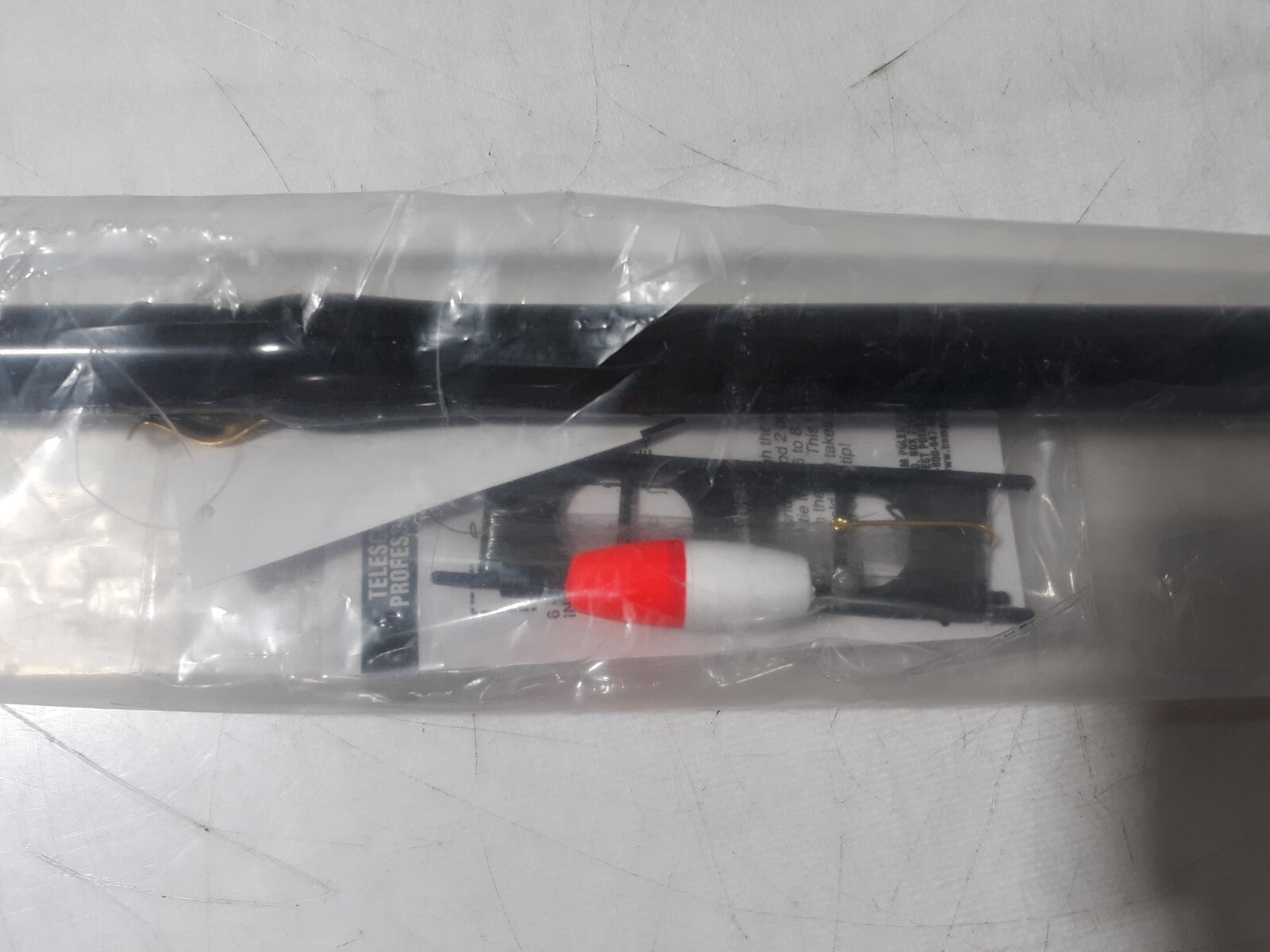 B n M Fishing BW3RR New 10’ 3 sections Black Widow Line,hook and float &sinker