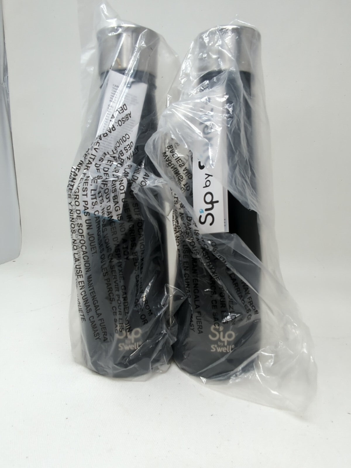 S'ip by S'well (Sip by Swell) Marriott Logo Water Bottle 15 Oz - Black  Qty 2