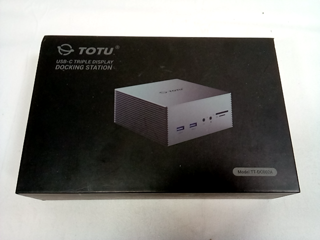 Totu USB-C triple display dock - Model: NOESS301DJJ100-US