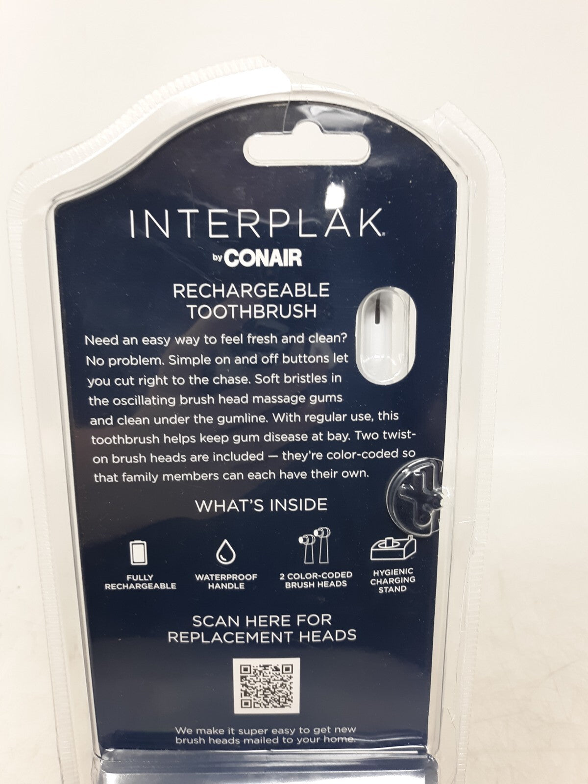 Interplak by Conair Opti-Clean Cordless Rechargeable Power Plaque Remover