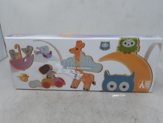 DJECO Baby Animals Wooden Mobile Room Decoration