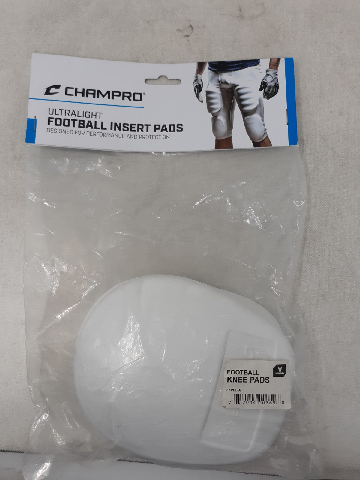 Champro UltraLight Football Insert Knee Pads Varsity FKPUL-A