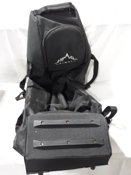 Himal Rolling Tactical Duffle Bag - Heavy-Duty Travel Gear Bag with Wheels, Blk