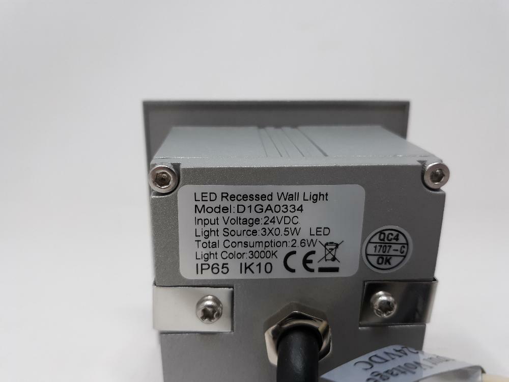 D1GA0334 2W LED Mini Step Light 240V IP655