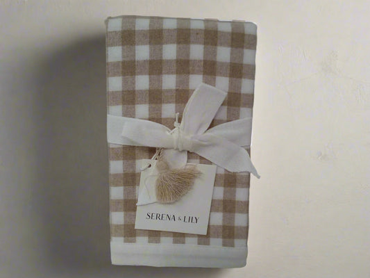 Serena & Lily Belvedere Flannel Shams, Cotton, Size King