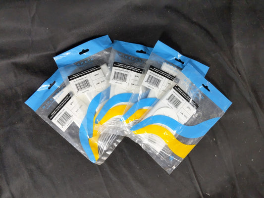 QTY. 5 Wirepath Flexible Bulk Wire WP-FLEXNOSE-1-WH Silicone Rubber Pass-Through