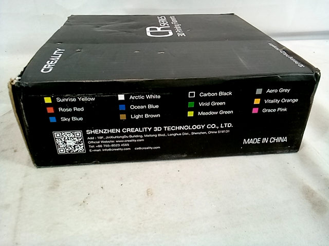 Creality cr series 3d printing filaments