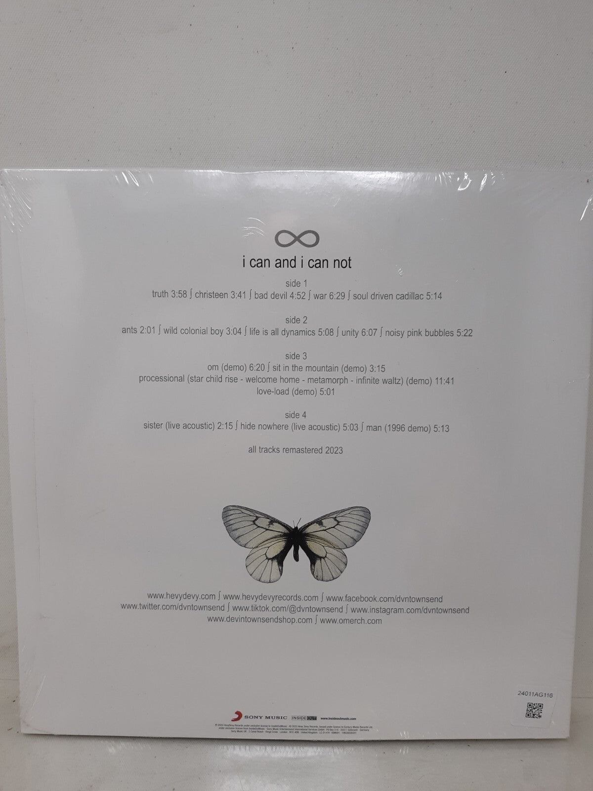 Devin Townsend - Infinity [ Vinyl LP] Anniversary Ed