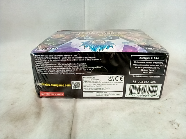 Dragon Ball Super Battle Evolution Booster Box Unison Warrior Series - Bandai Am