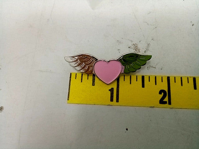 On the Wings of Hope Heart w/ Angel Wings Pin