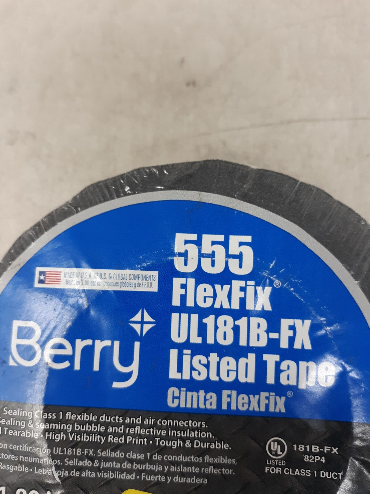 Berry 555 FlexFix UL 181B-FX Duct/Bubble Wrap Sealing Foil Tape 1.89 in x 120 yd