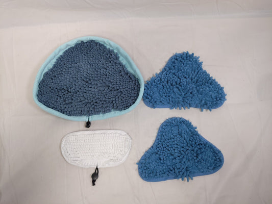 H2O Mop X5 Elite Coral Cloths (4 pack) 1 Big, 1 Small, 2 Triangle