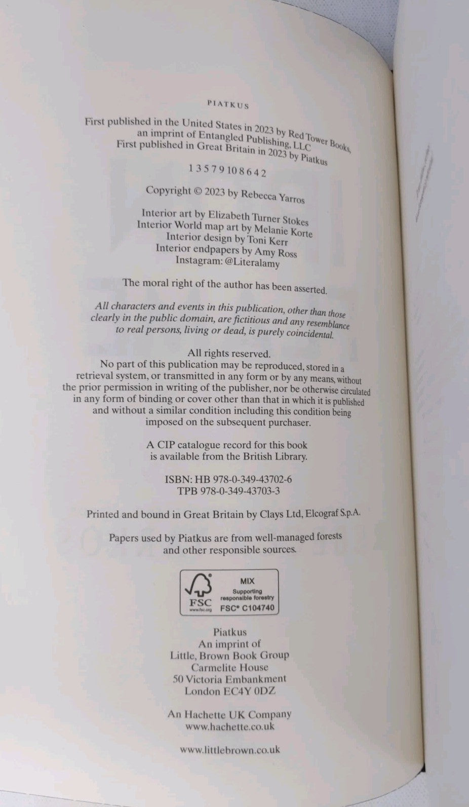 Fourth Wing & Iron Flame by Rebecca Yarros - Waterstones Exclusive 1st/1st