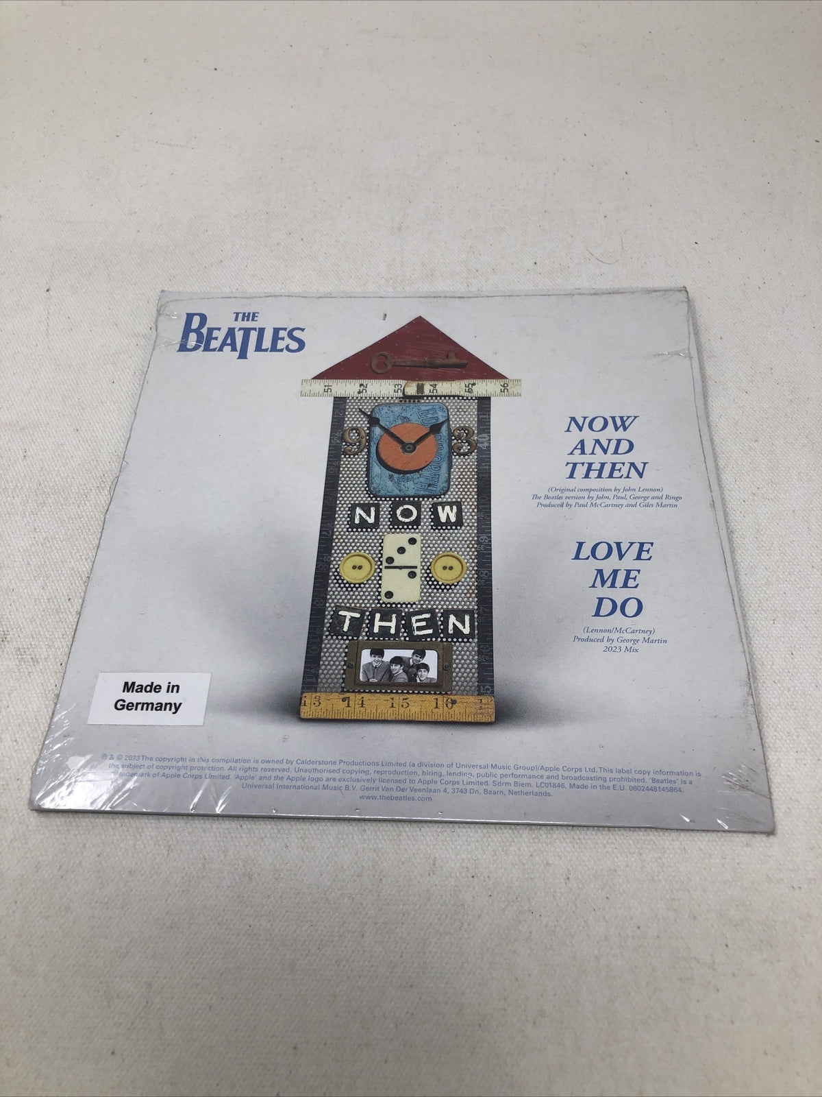The Beatles Now And Then Small Marble Vinyl 