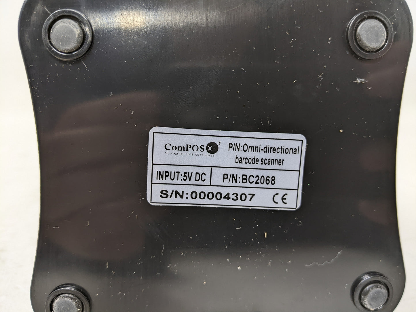 ComPOS XB Laser Wired Scanner - BC2068, Black