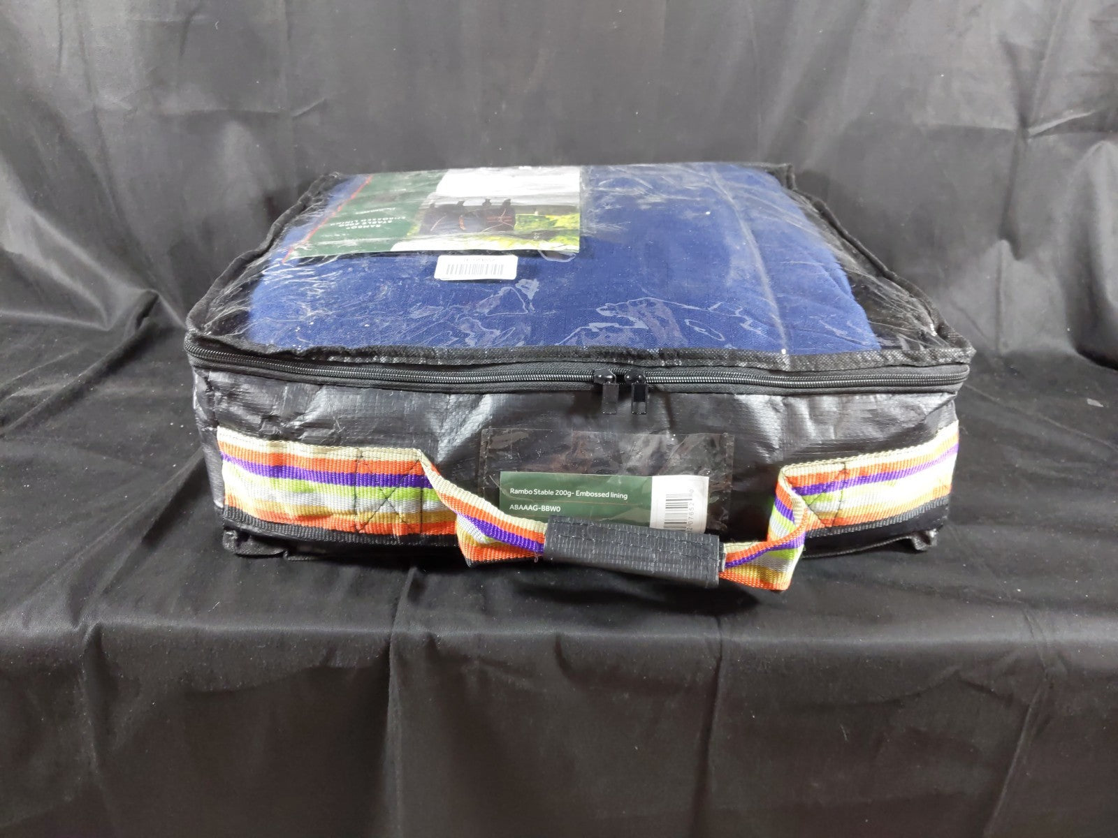 Horseware Ireland Rambo Stable Blanket 200g Embossed Lining ABAAG-BBWO Navy 6'9
