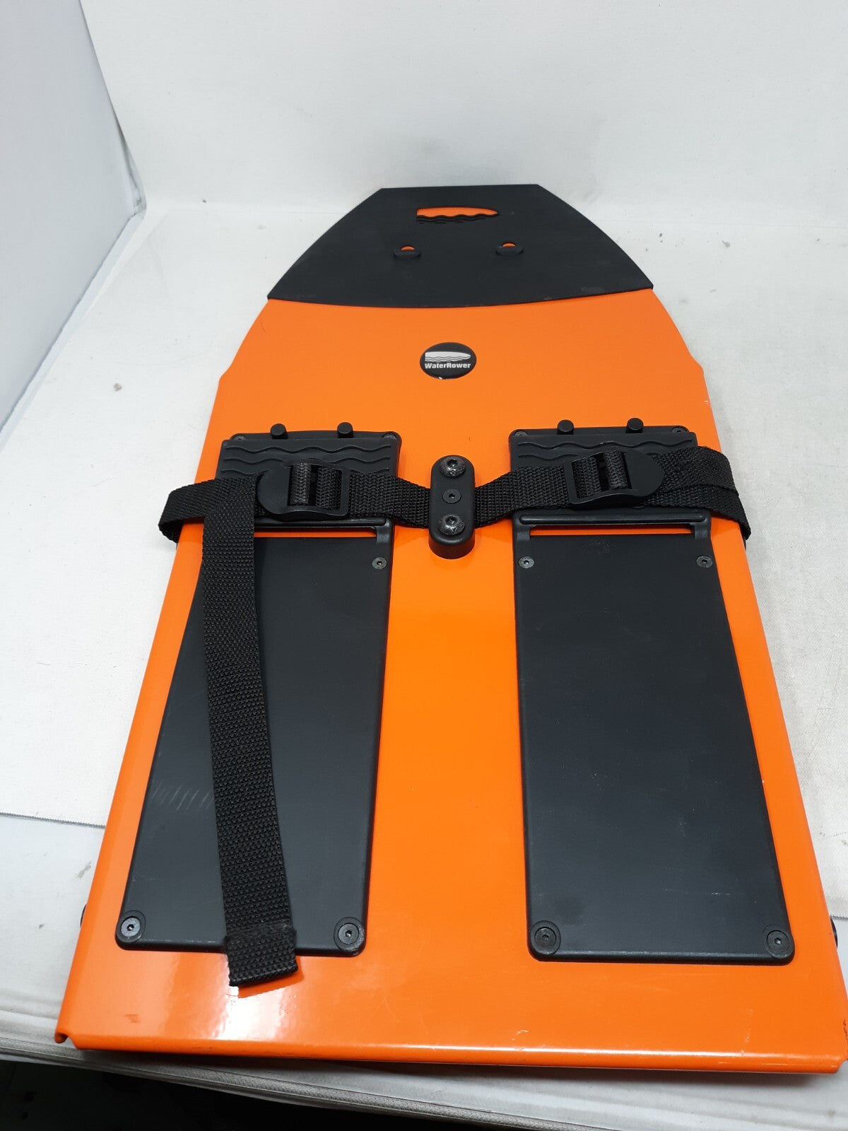 WaterRower Foot Strap Plate W161E Orange/Black Steel